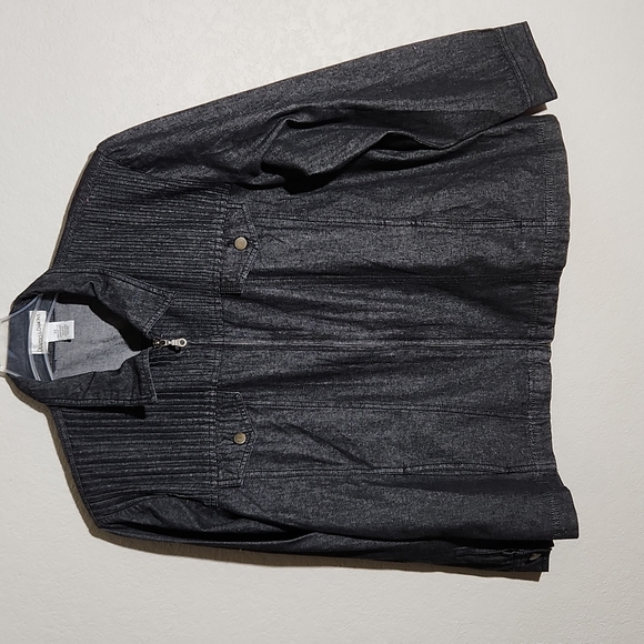 Draper's & Damons Jackets & Blazers - Draper's & Damon's Denim Jean Jacket size  2x Black